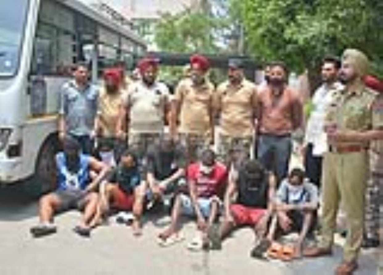 International gang involved in online fraud busted seven Nigerians arrested