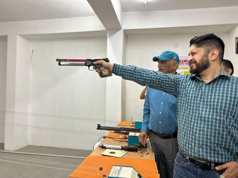 Deputy Commissioner inaugurated the rifle shooting competition