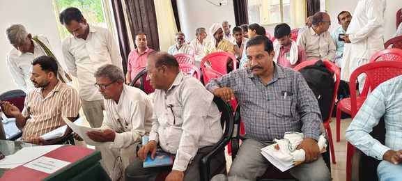 Issues of encroachment and waterlogging were raised, DM gave instructions for action