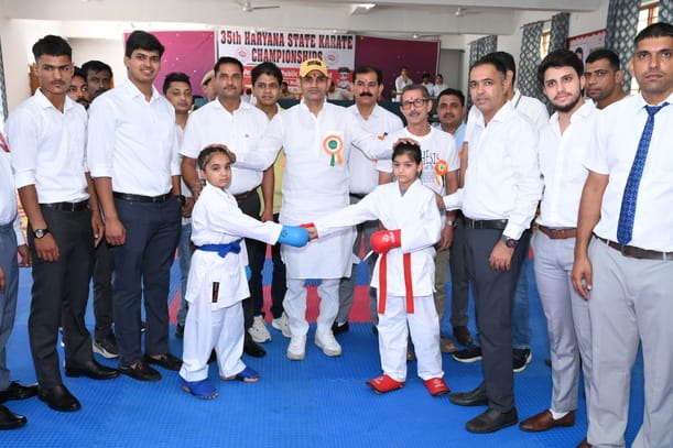 300 players participated in the 35th Haryana State Karate Championship