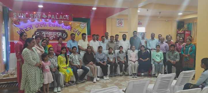 12 meritorious students who came in state level merit in 10th and 12th were honoured