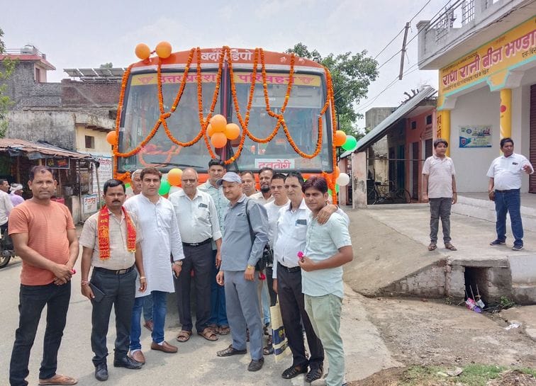 Roadways bus service started from Bisauli to Dabtori