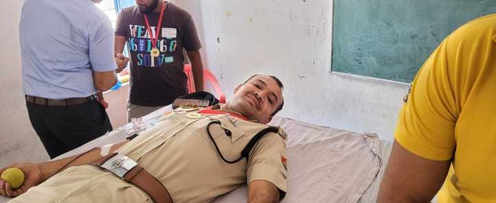Blood donation camp organized on the success of Operation Sindoor