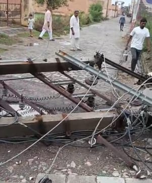 Storm became a problem: 375 poles, 22 transformers and 850 trees fell