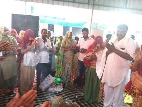 Shrimad Bhagwat Katha concluded at Sedh Mata Temple in Jainabad village
