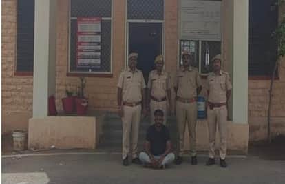 Jalore: Ramsin police arrested an accused with smack