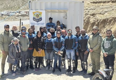 Bikers made people aware about drug abuse and road safety