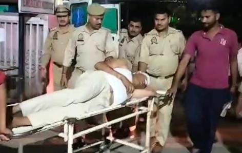 Stone pelting on police, head constable seriously injured