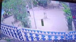 The municipal employee reached the park with the woman