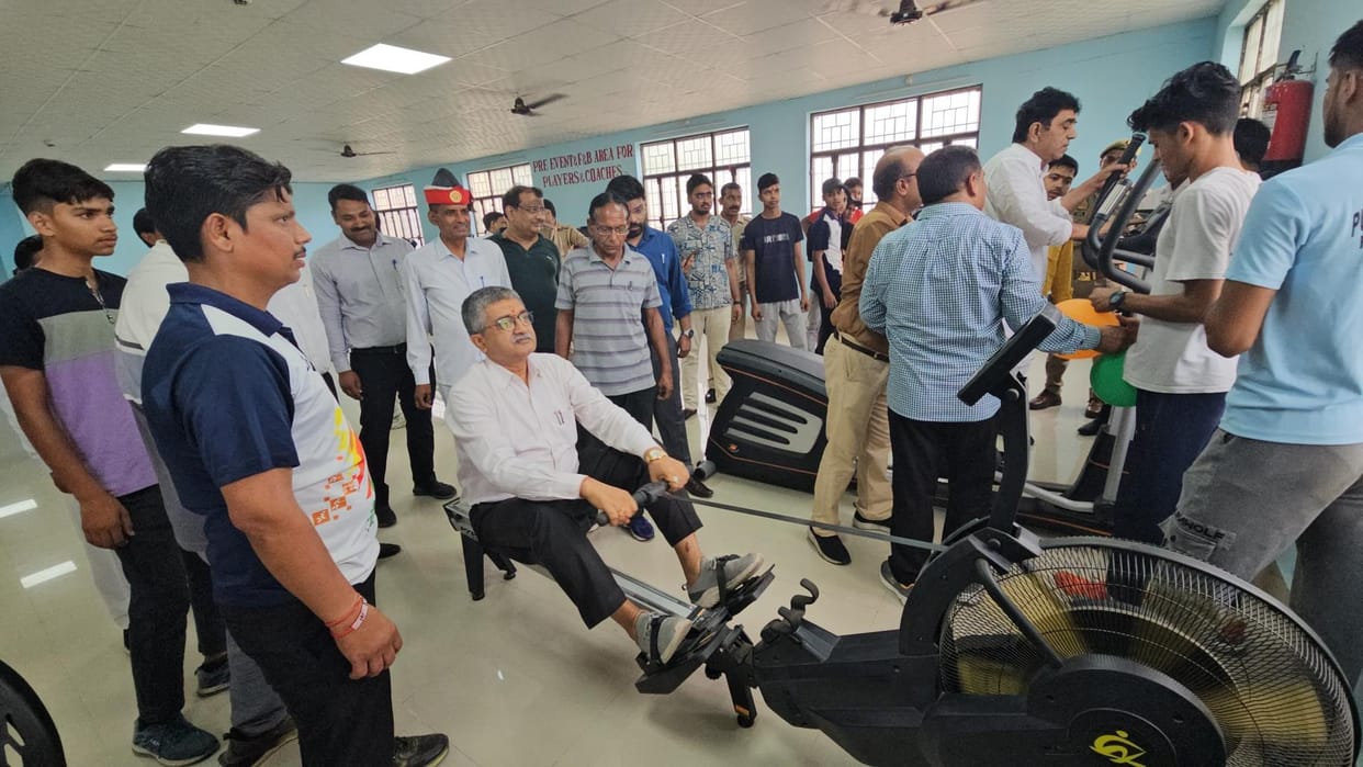 Weightlifting building started in the stadium after three years