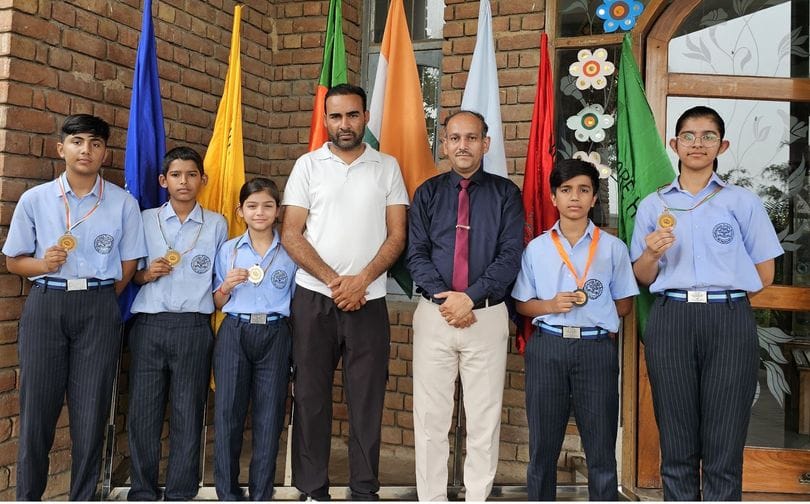 Players were honored for their best performance in Karate competition