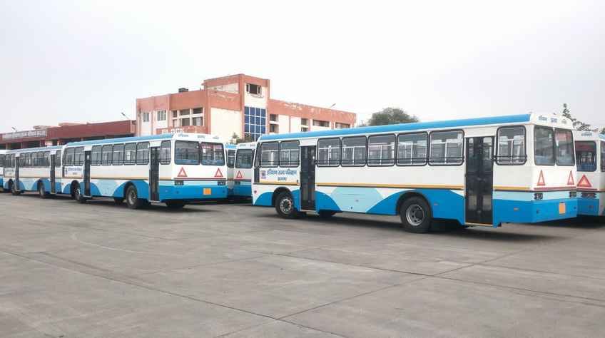 There is no facility of digital payment in Haryana roadways buses
