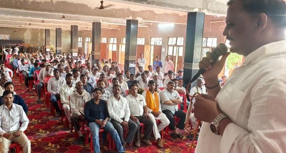 BJP members celebrated the 3rd birth anniversary of Ahilyabai