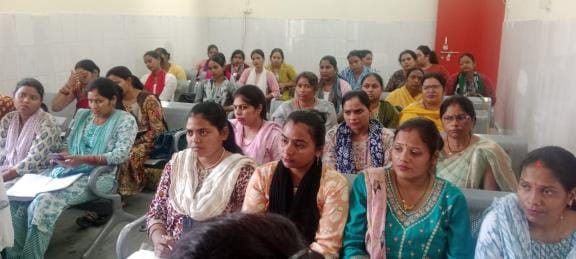Review meeting held with ANM in Bewan CHC
