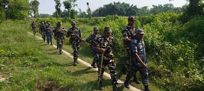 एसएसबी और नेपाल पुलिस की टीम का संयुक्त अभियान