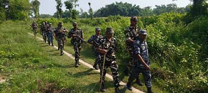 Motihari Bihar News Joint Patrolling Continues By The Police Of ...
