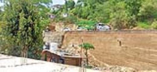 First they became homeless, then built new houses and locked the road