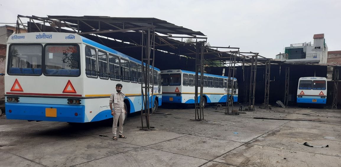 Roadways depot got four new buses, number increased to 145