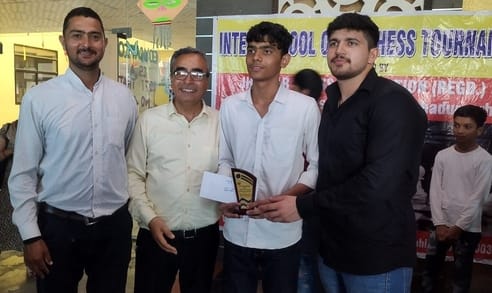 Atiksh and Ashish won in chess competition