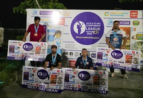Choudhary Communications won the match by seven wickets