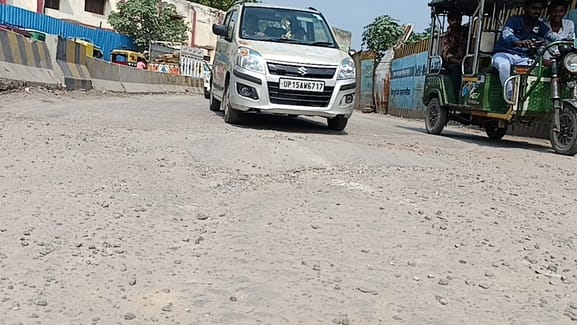 Potholes have become a problem on Zero Mile, people are getting injured