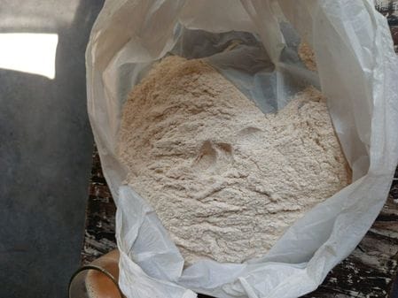 Complaint of getting bad flour in the depot