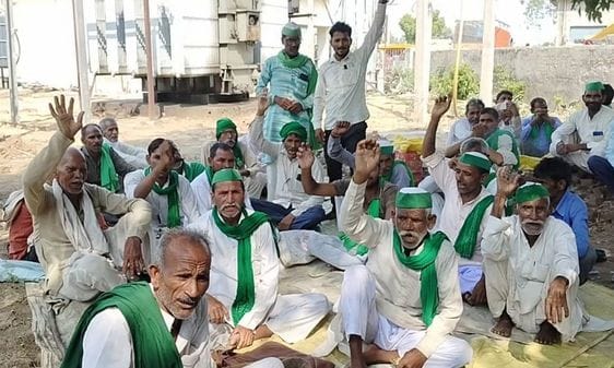 Bhakiyu Tikait group demonstrated at Nadha sub-center