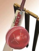 DK Sports won the first match by a huge margin of 239 runs