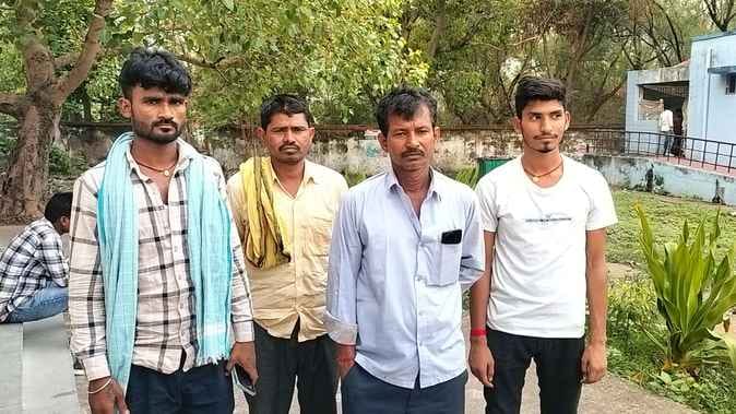 rohtas bihar news: two people died in road accident, bike Scorpio collision, family mourn