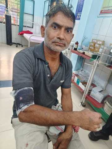 Bike riders shot a shopkeeper in Milak, police is investigating CCTV footage