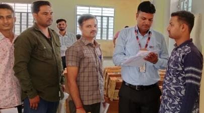 Eight youths got selected in the recruitment camp, their faces lit up with joy