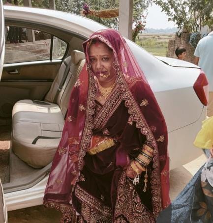 The bride was sent off on the initiative of the leader