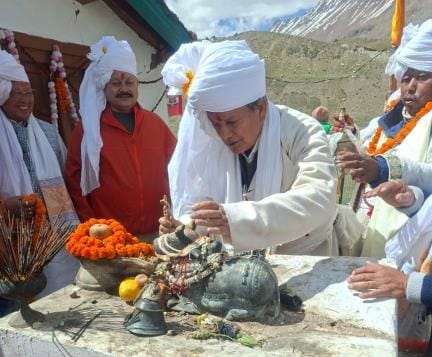 Former CM Harish Rawat visited Adi Kailash, Om Parvat