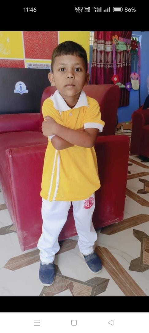 An innocent child playing outside his aunt's house was crushed to death by a pickup