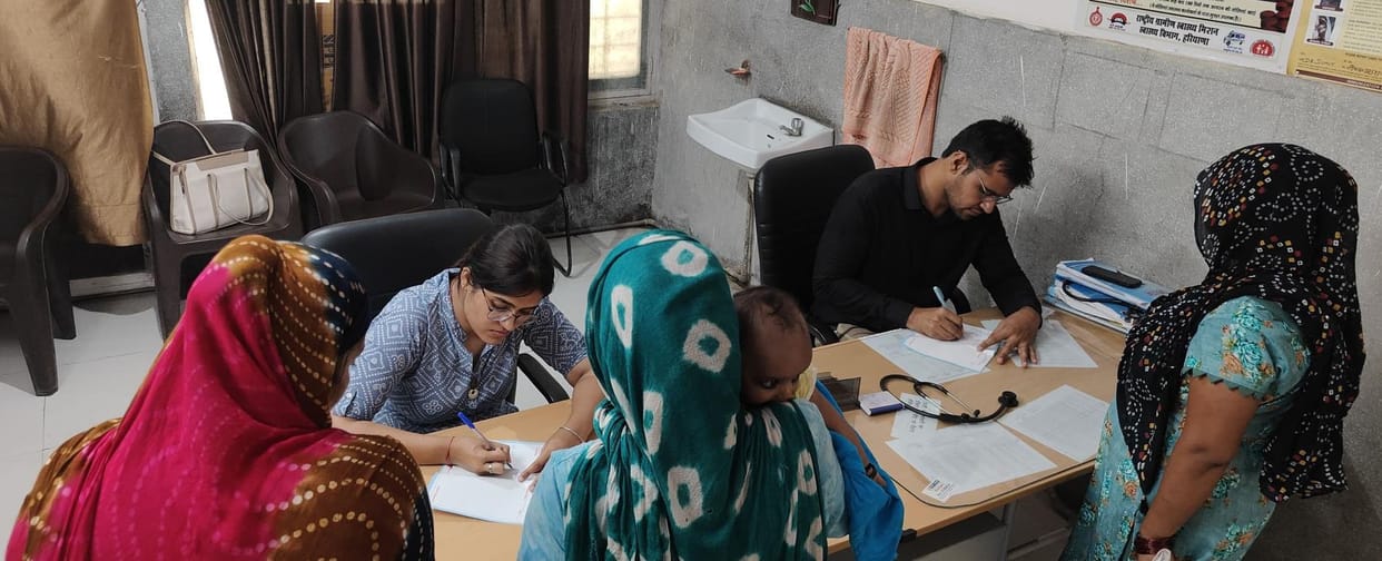 Delivery dependent on nursing, civil hospital without specialist