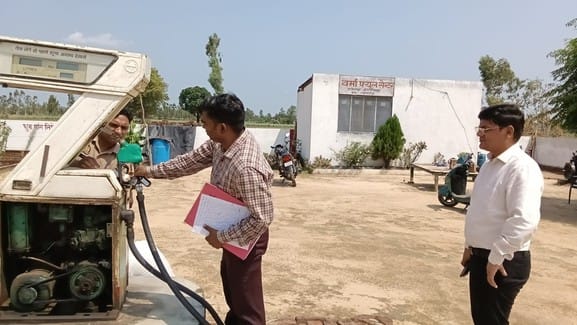 Fuel was being sold in nine illegal bio diesel pumps, seized