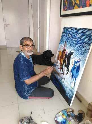 Artist Rajiv Mishra is no more