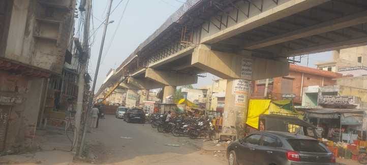 The overbridge is expected to be ready for traffic in three months