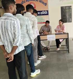 Students are reaching to know about the course and admission process