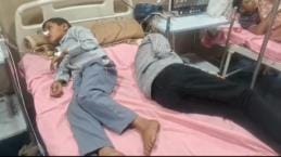 जीएमसी में उपचाराधीन दो भाई।