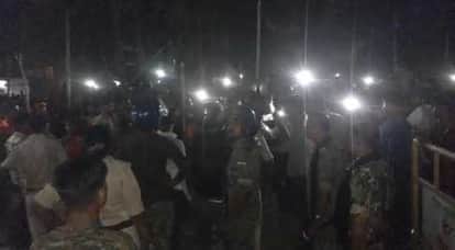 कुढ़नी कांड खिलाफ विरोध प्रदर्शन