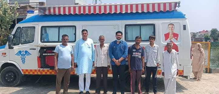 128 people took advantage of the facilities in Naveen Sankalp Camp