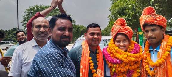 Lovely and Bittu won bronze medals in Ju-Jitsu Championship
