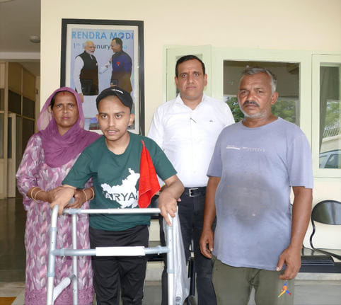 With the help of MP Naveen Jindal, Ishu of village Megha Mazra will be able to run
