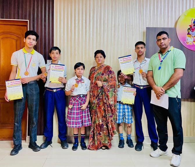 Bhagya Kharb won gold medal in Karate competition