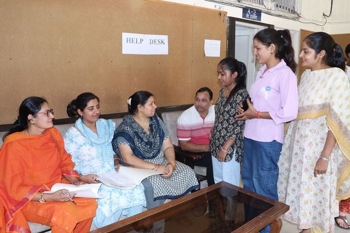The trend of girl students increased in BBA and BCA