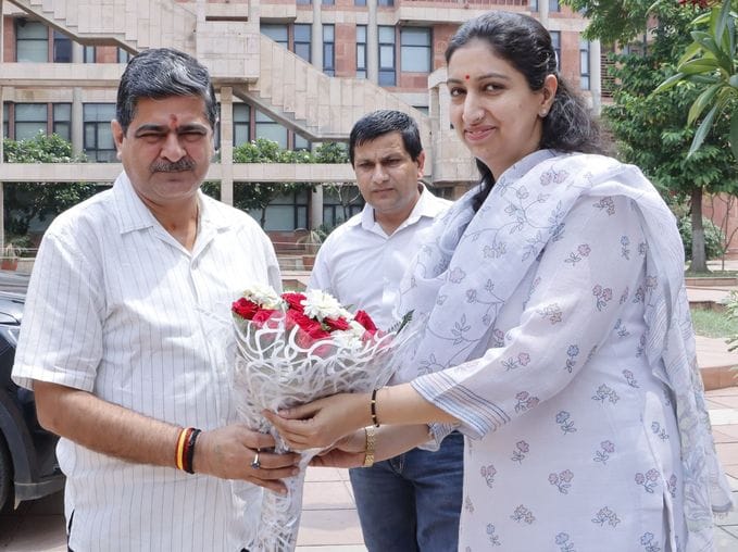 Dr. Amit became the sixth VC of Supwa