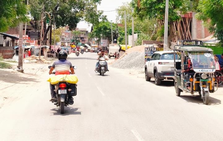 The scorching sun and the intense heat made life miserable
