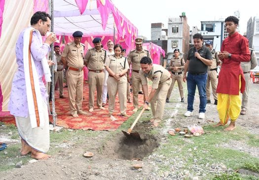 Foundation stone laid for new police station building in Banbhulpura