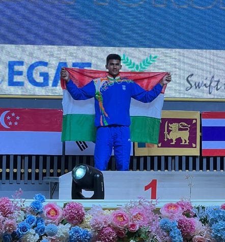 Saksham won gold medal in Asian Rowing Championship, father said- son did wonders